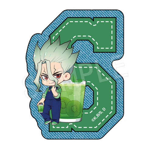 『Dr.STONE』ダイカットステッカー ミニキャラ デニムver. 石神千空